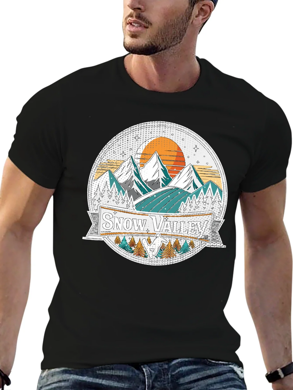Snow Valley Graphic Tee - Mountain Adventure product image 6