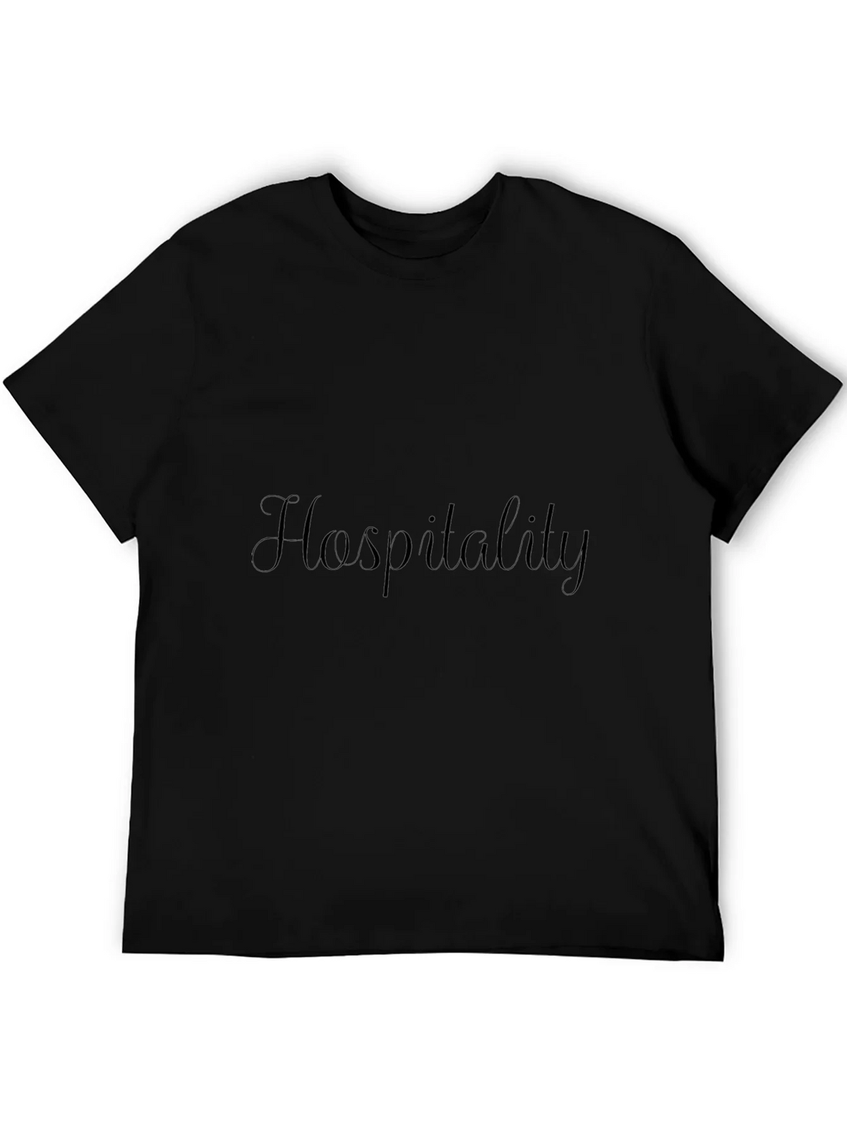 Mens Black Hospitality T-Shirt product image 5