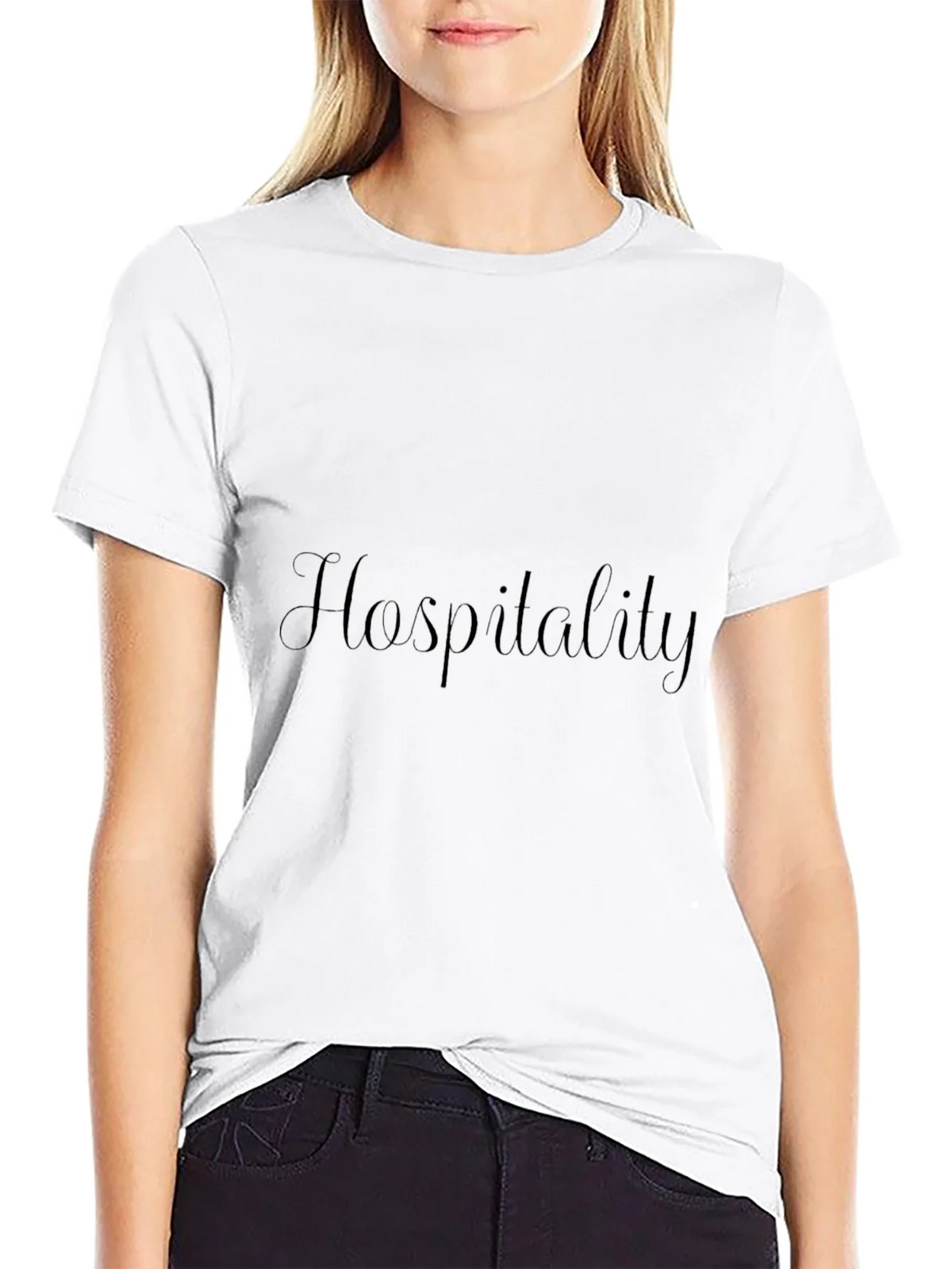 Mens Black Hospitality T-Shirt product image 8