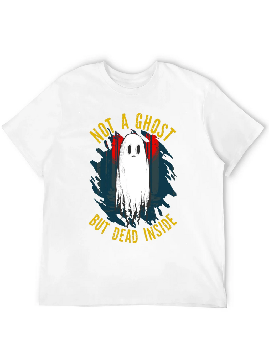 Not A Ghost But Dead Inside Black T-Shirt product image 9
