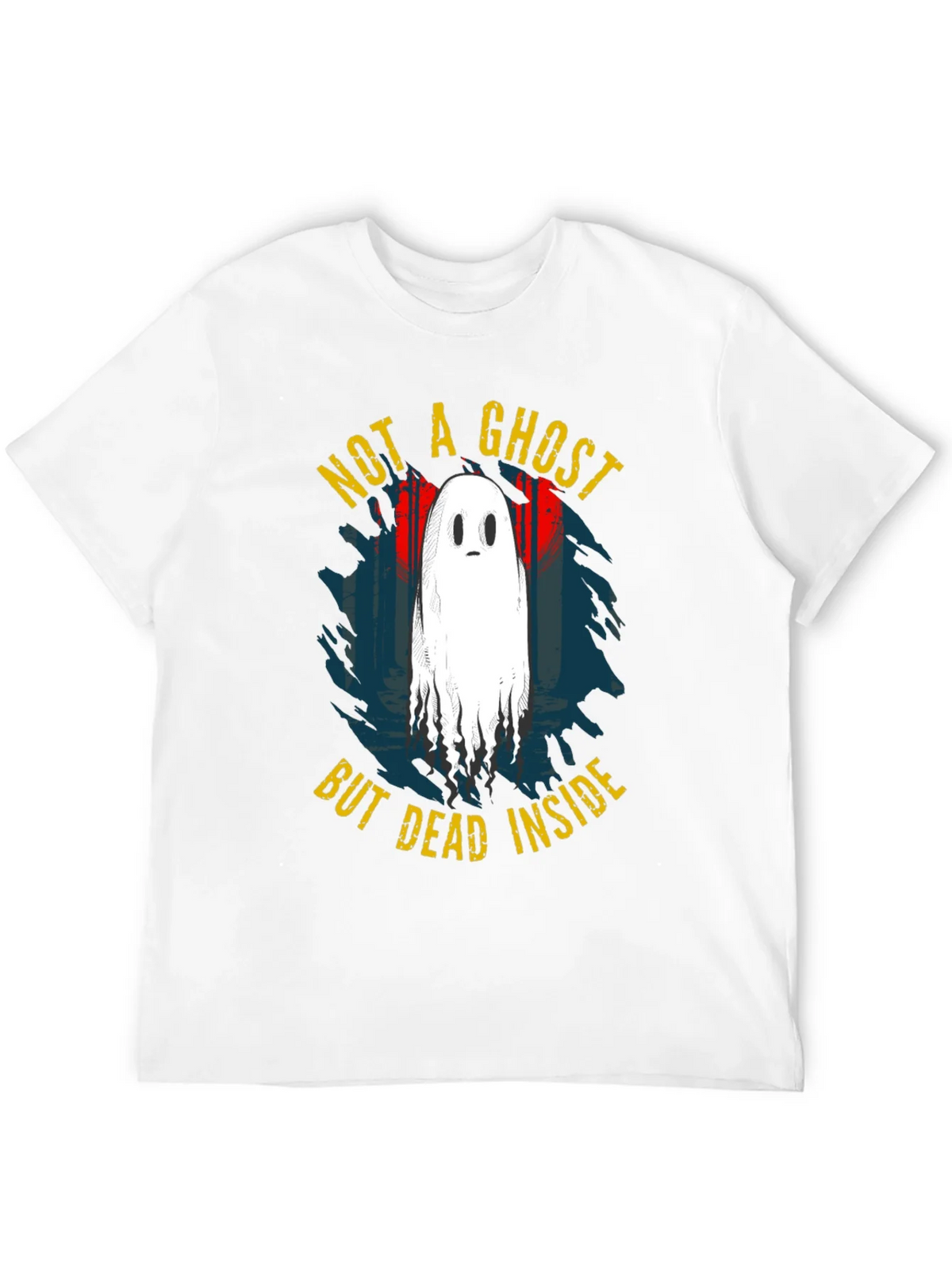 Not A Ghost But Dead Inside Black T-Shirt product image 9