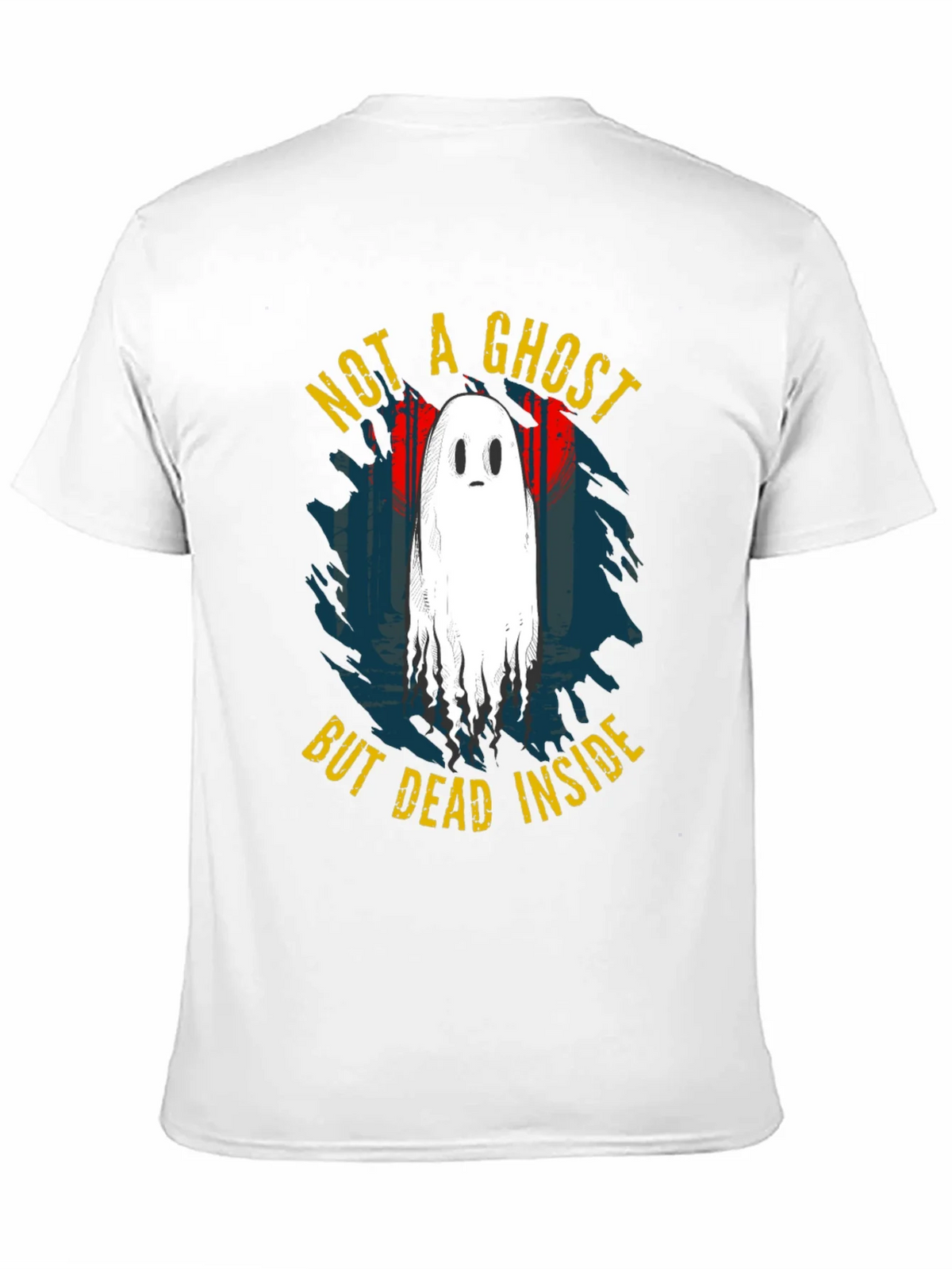 Not A Ghost But Dead Inside Black T-Shirt product image 8