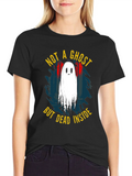 Not A Ghost But Dead Inside Black T-Shirt product image 1