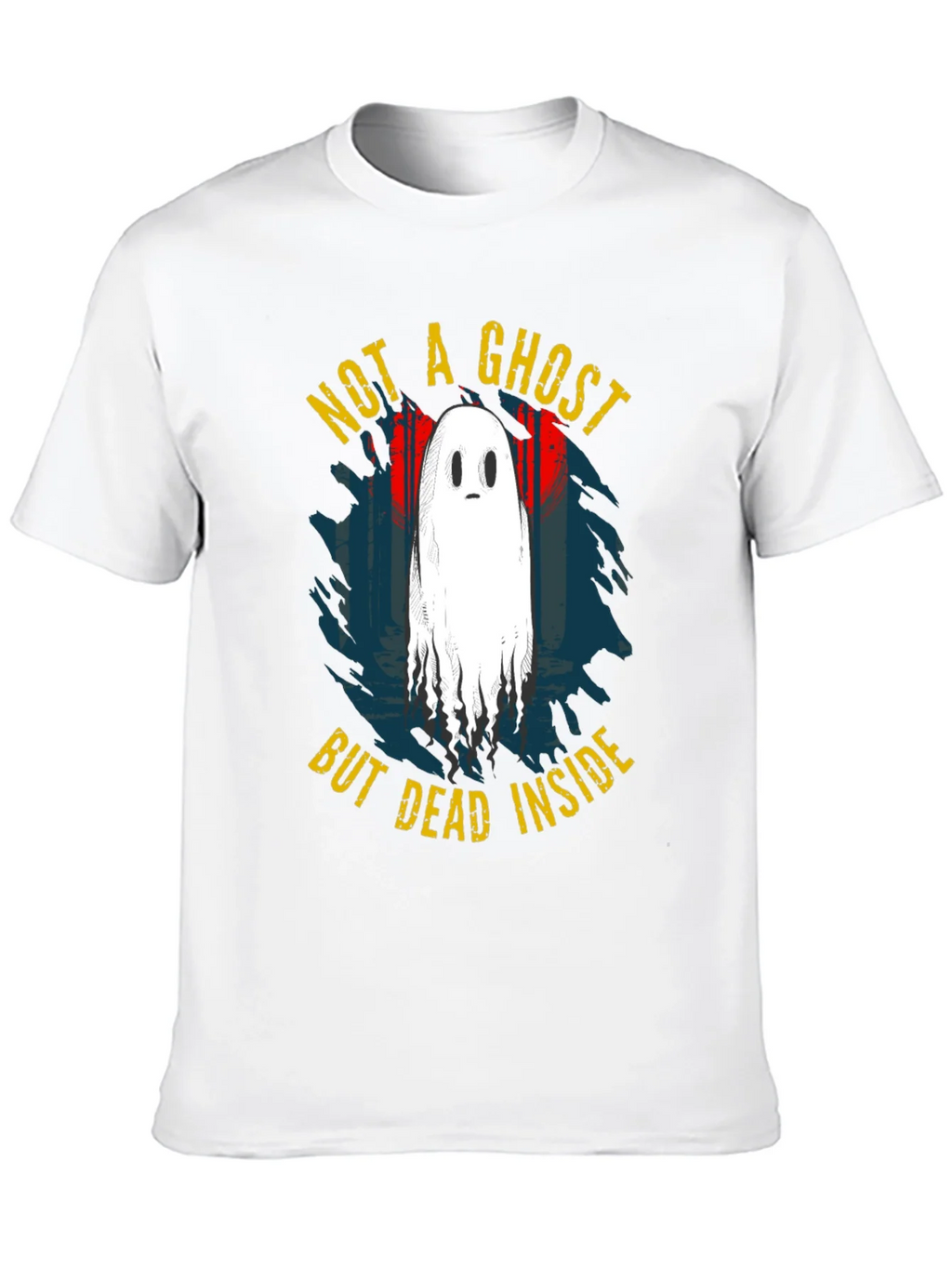 Not A Ghost But Dead Inside Black T-Shirt product image 7