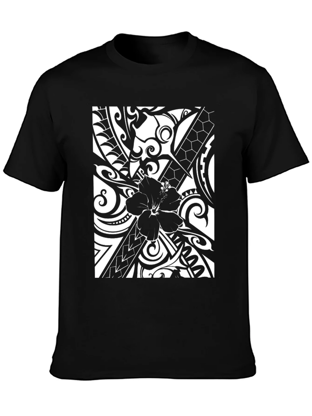 Hibiscus Tribal Print Graphic Tee product image 3