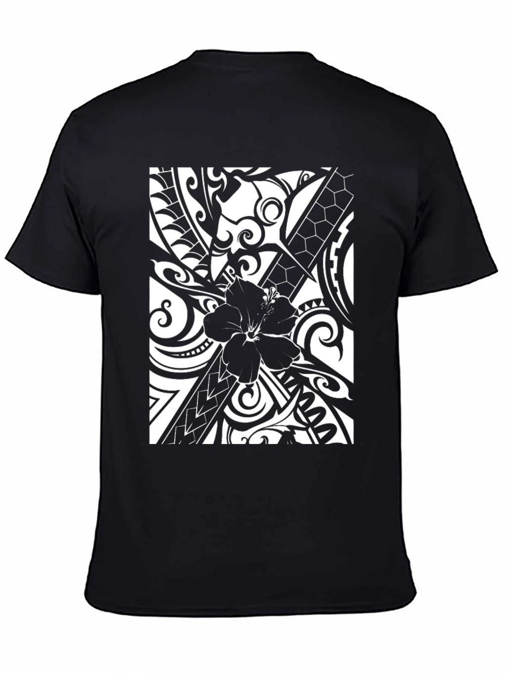 Hibiscus Tribal Print Graphic Tee product image 4