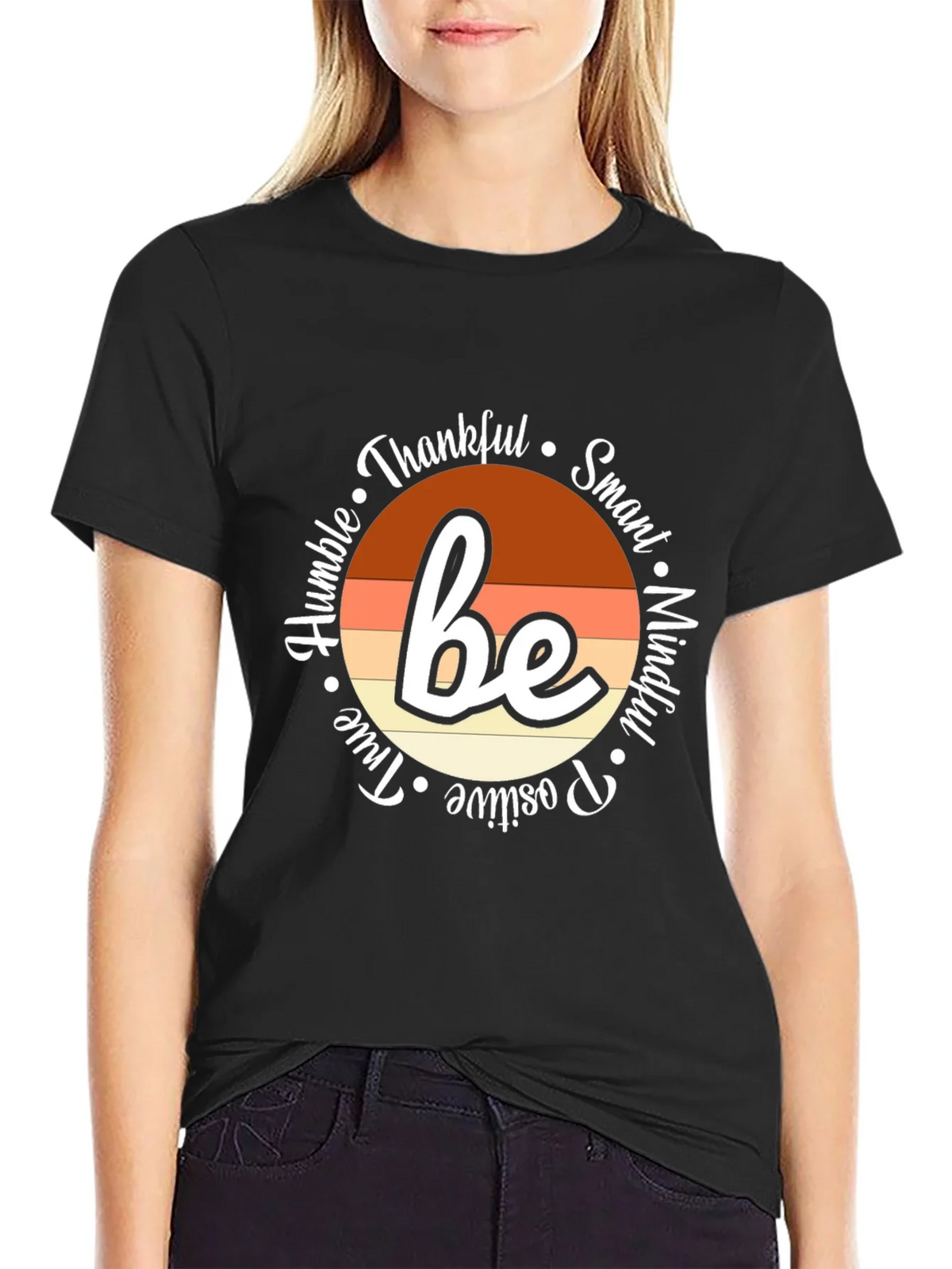 Be Thankful Inspirational Graphic Tee product image 1