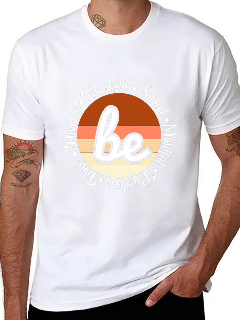 Be Thankful Inspirational Graphic Tee product image 6