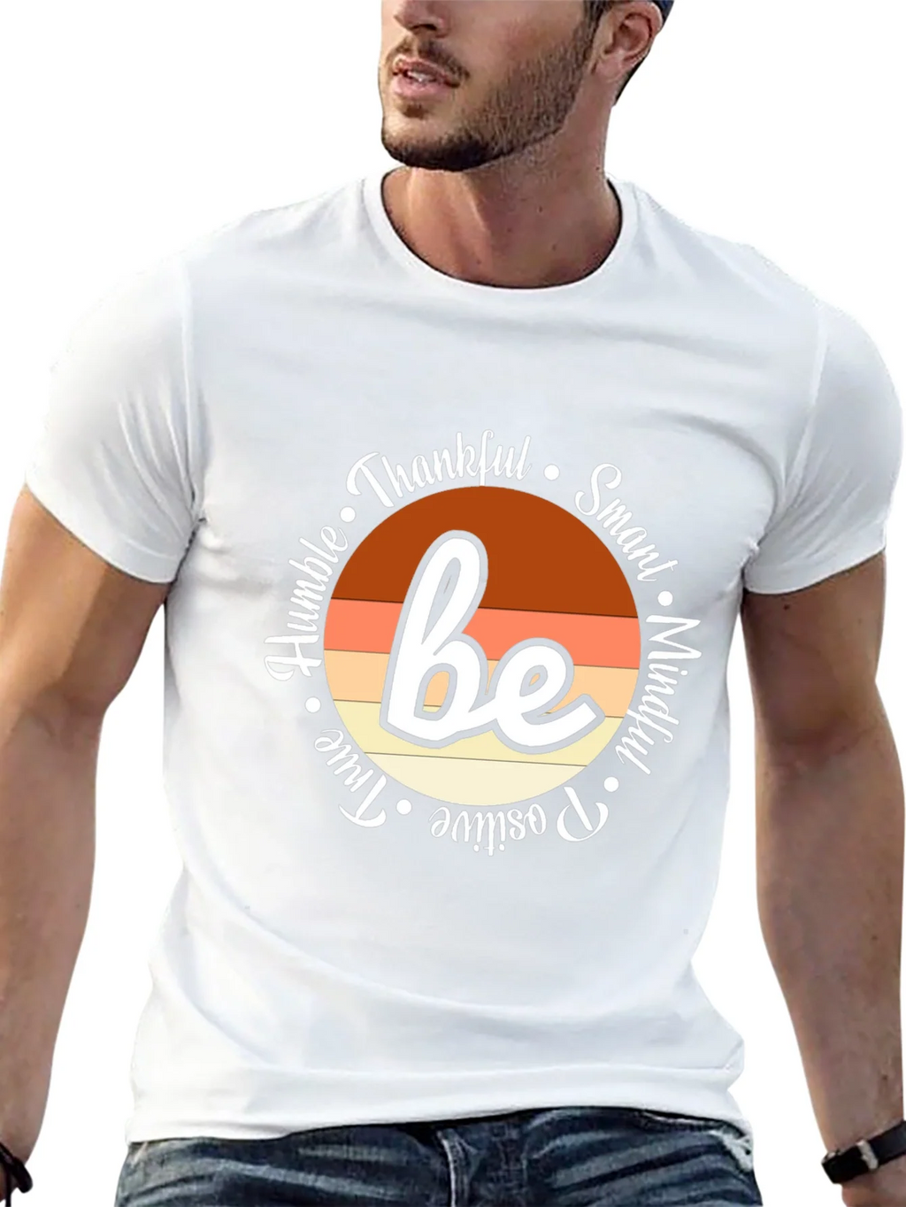 Be Thankful Inspirational Graphic Tee product image 11