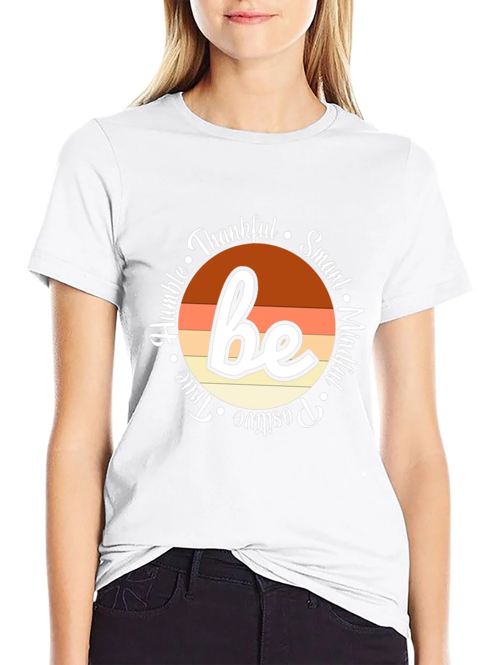 Be Thankful Inspirational Graphic Tee product image 7