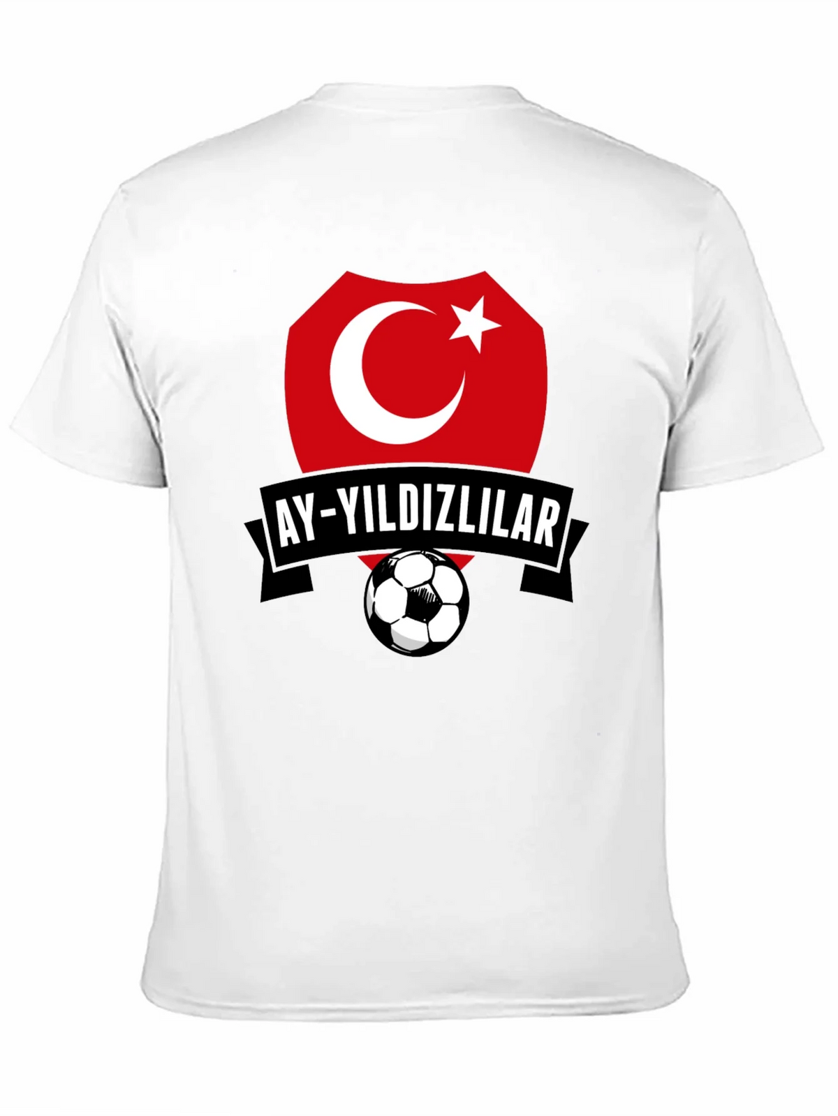 Turkey Soccer Team Graphic Black T-Shirt product image 10