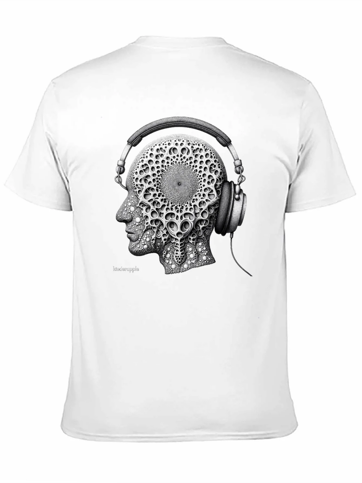 Abstract Headphone Graphic Tee - Black product image 10