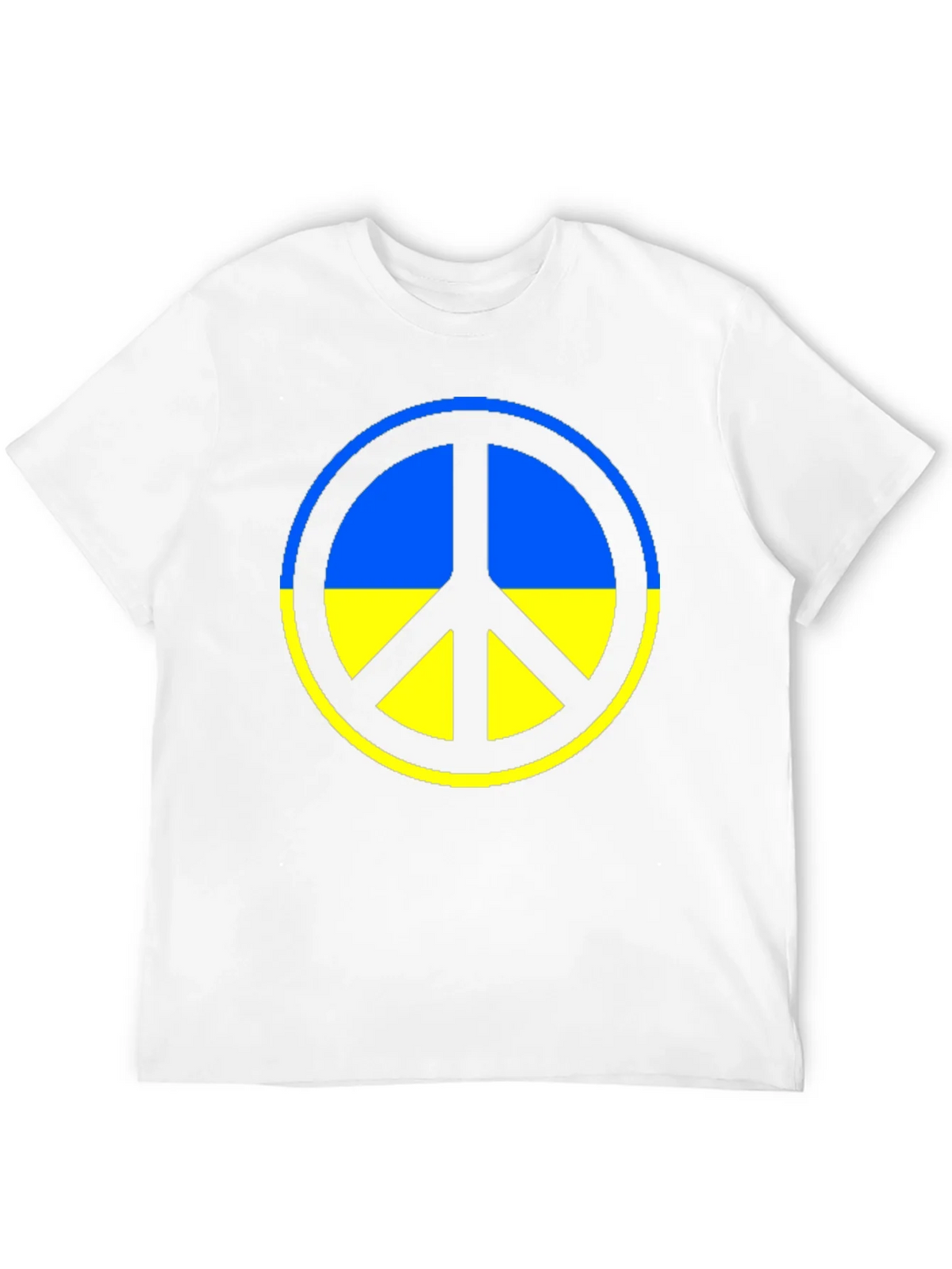 Ukraine Peace Symbol T-Shirt - Black product image 11