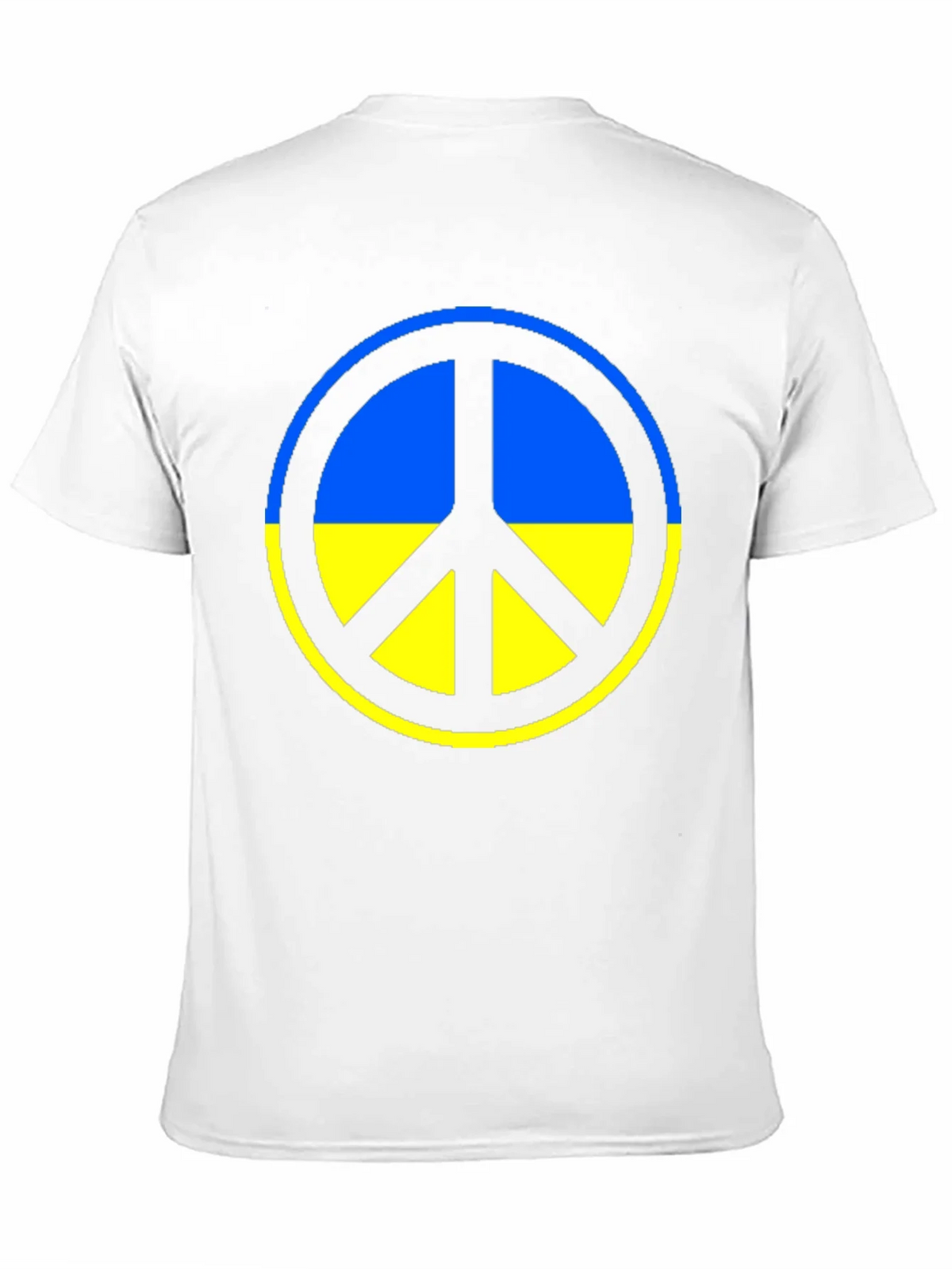 Ukraine Peace Symbol T-Shirt - Black product image 10