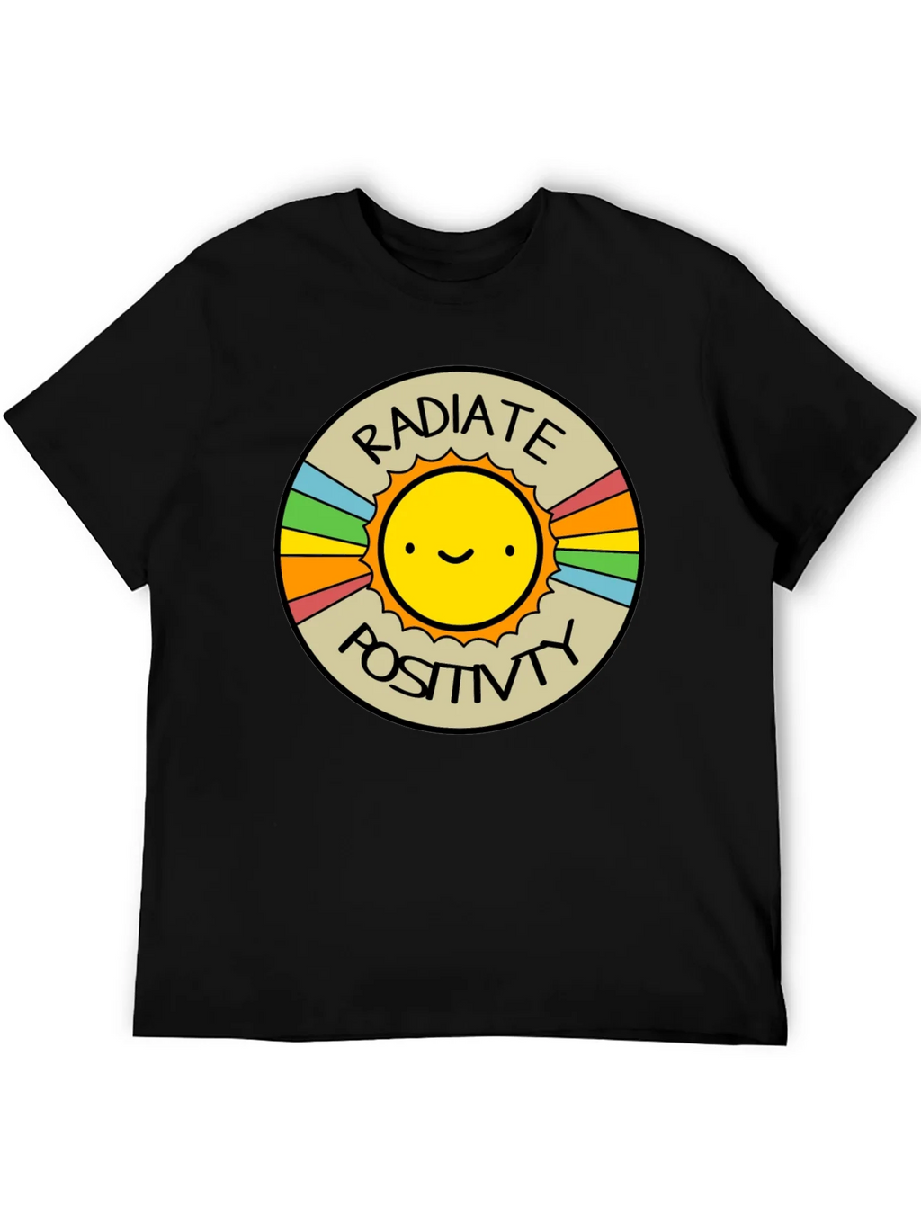 Radiate Positivity Graphic T-Shirt - Crew Neck product image 5