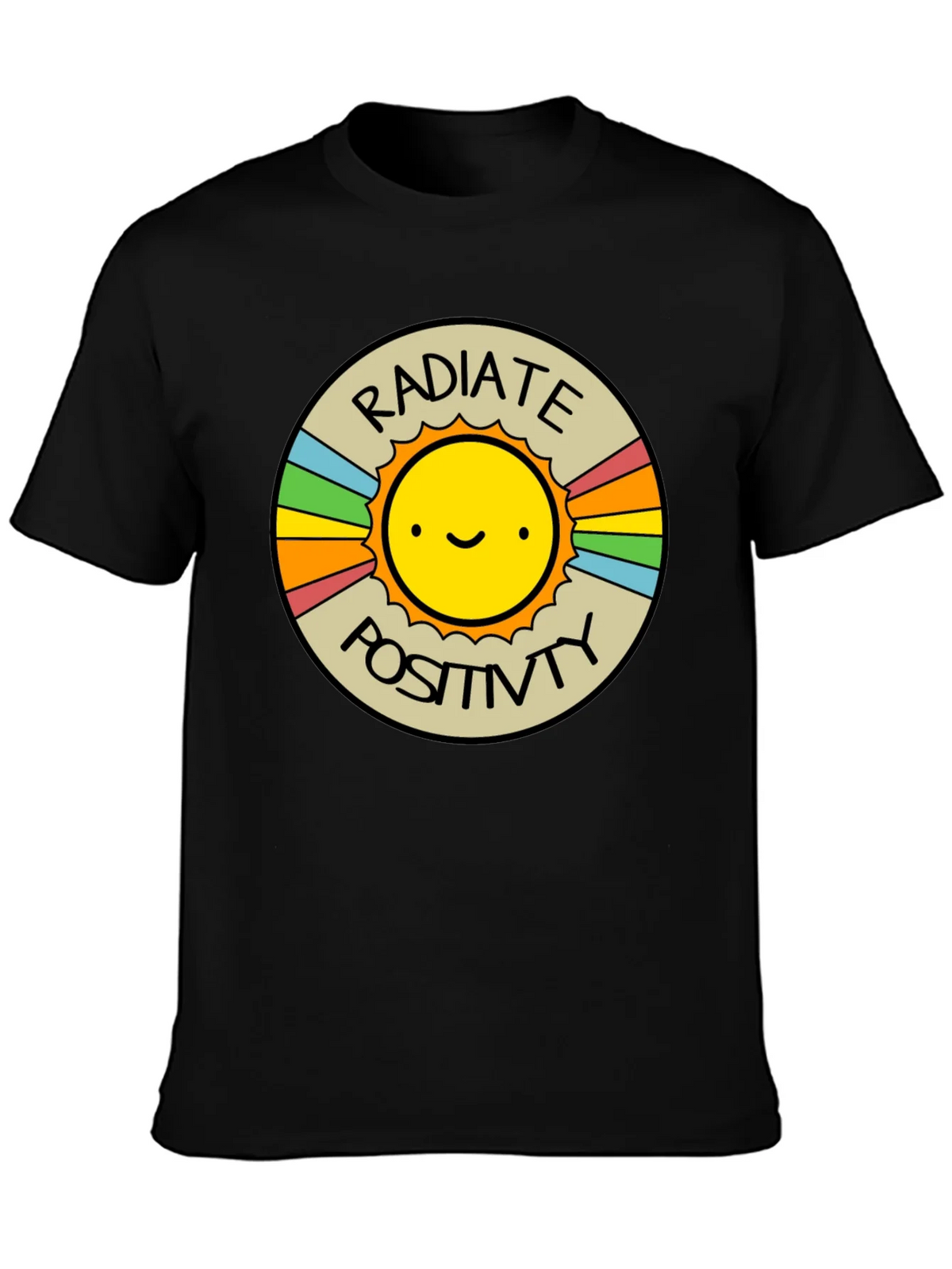 Radiate Positivity Graphic T-Shirt - Crew Neck product image 3