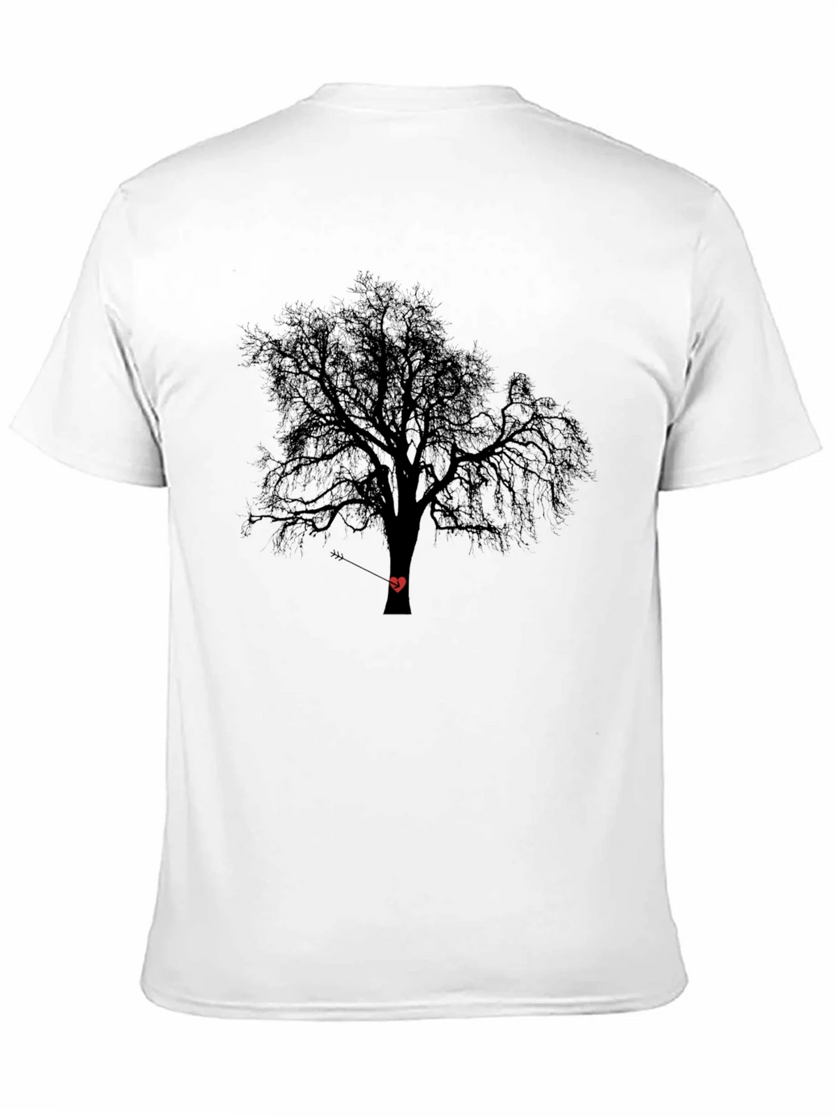 Tree Heart Arrow Black T-Shirt product image 10