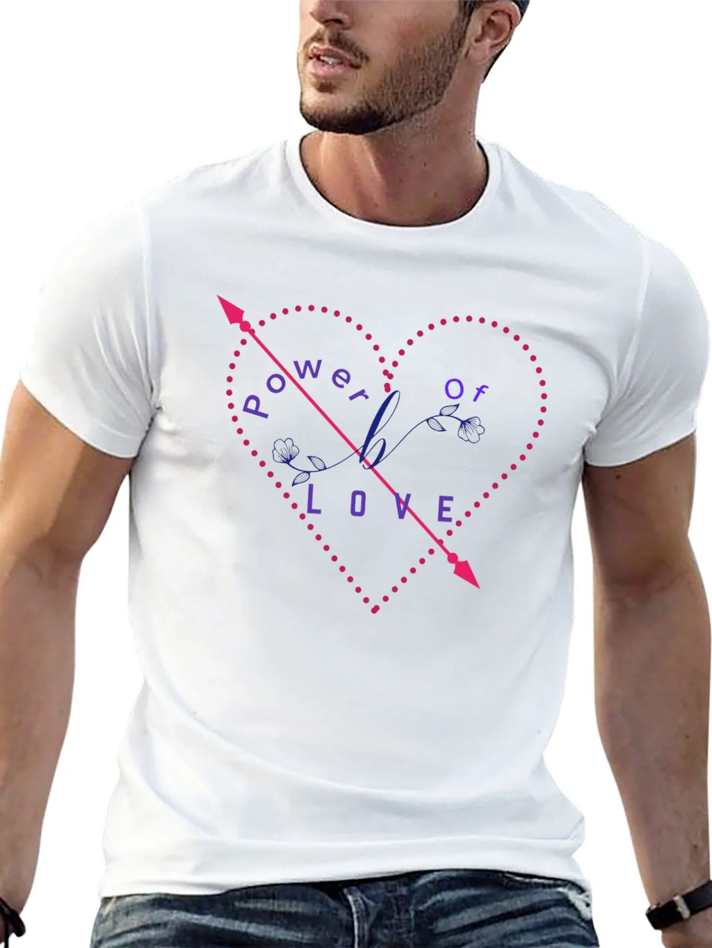 Power of Love Graphic Tee - Black product image 12