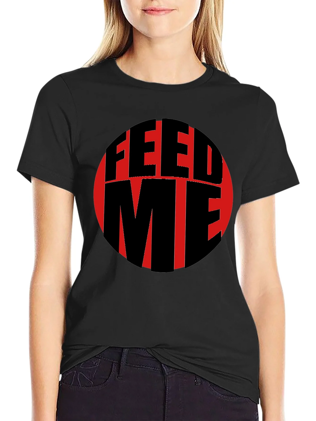Feed Me Graphic T-Shirt - Black product image 2