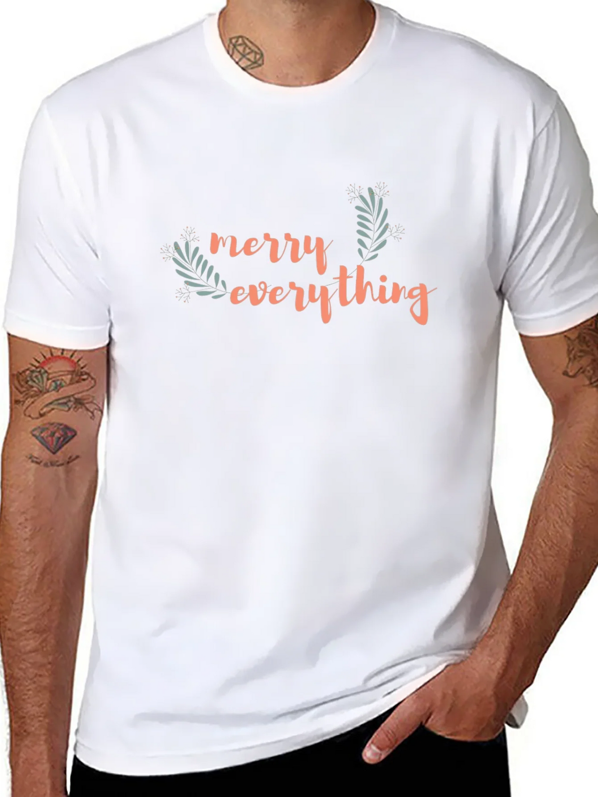 Merry Everything T-Shirt - Holiday Festive Wear product image 7