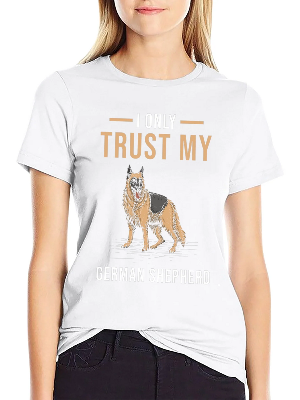 I Only Trust My German Shepherd T-Shirt product image 8