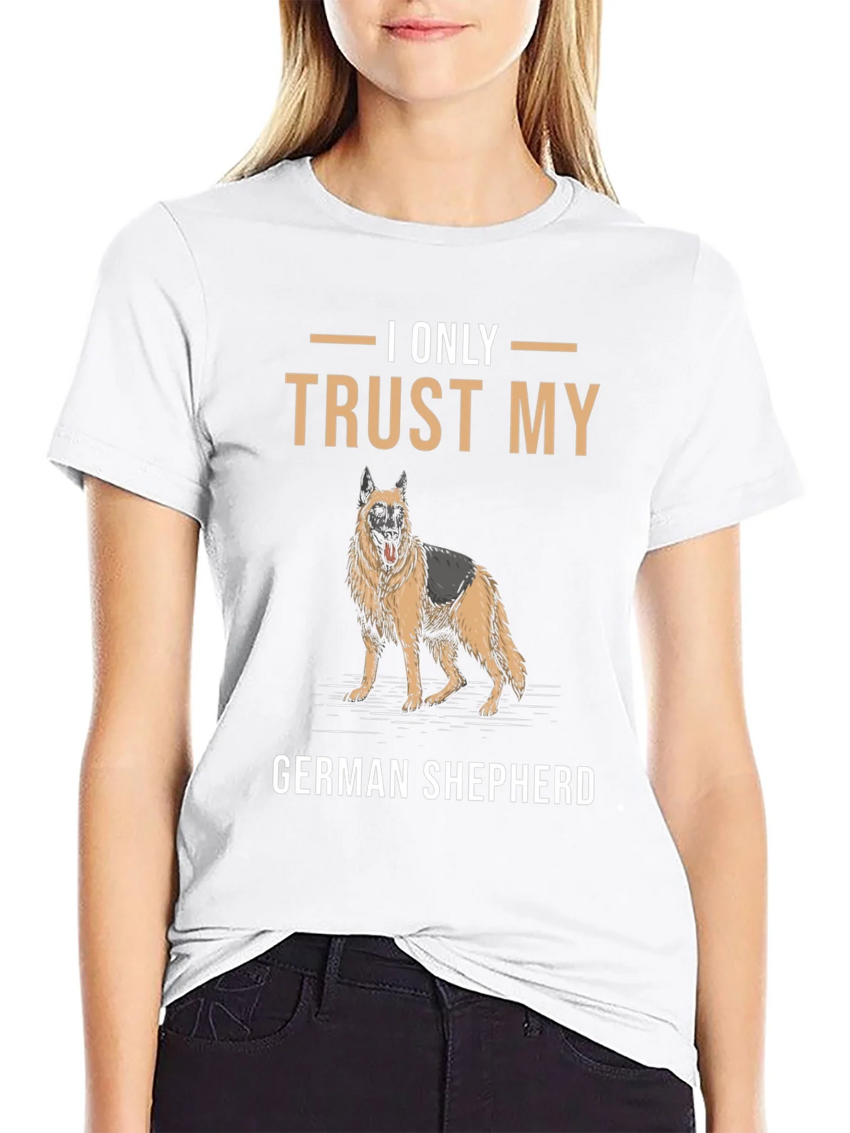 I Only Trust My German Shepherd T-Shirt product image 8