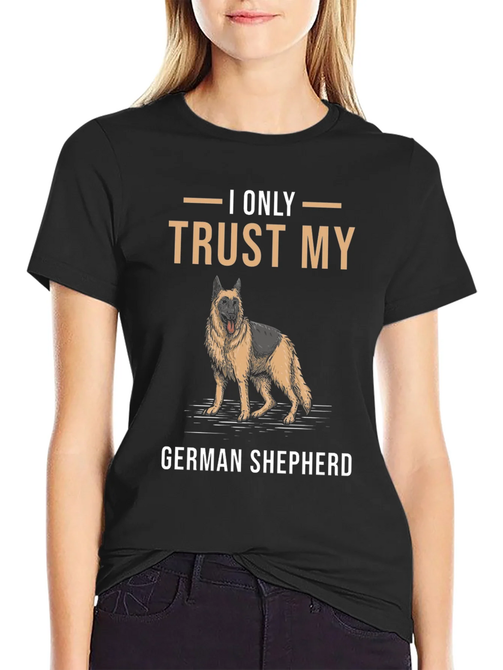 I Only Trust My German Shepherd T-Shirt product image 2