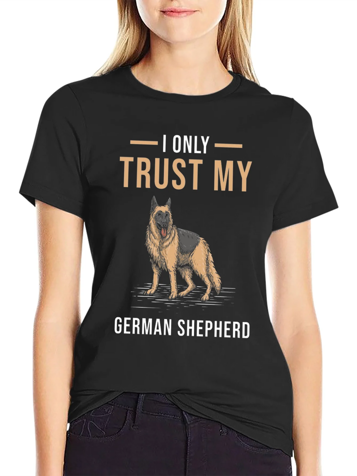 I Only Trust My German Shepherd T-Shirt product image 2