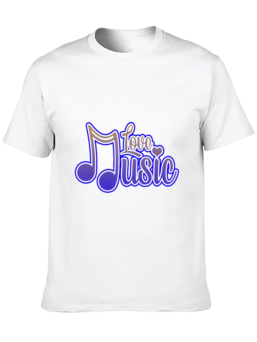 Love Music Graphic Tee - Soft Black T-Shirt product image 7