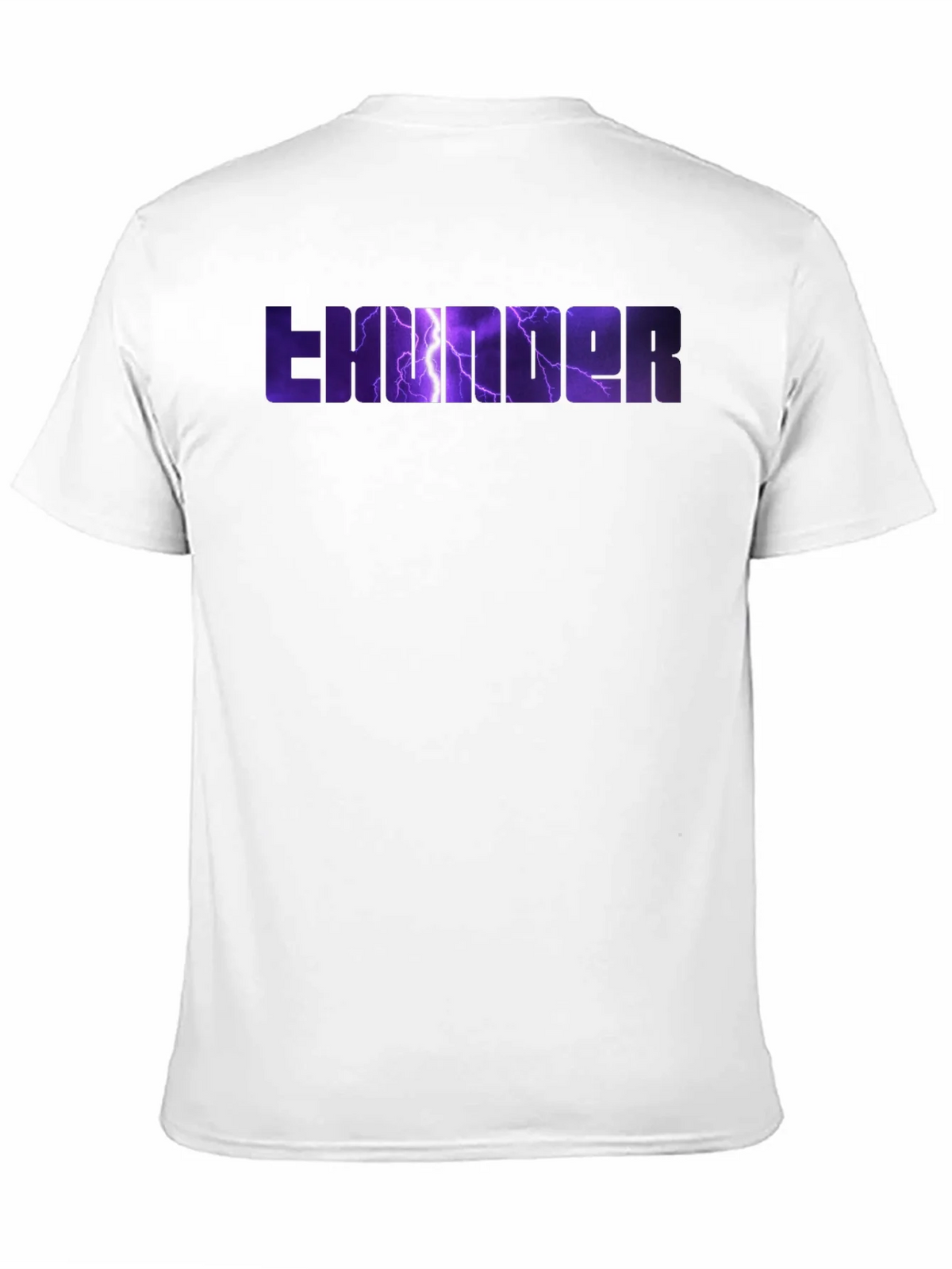 Thunder Graphic Print Black T-Shirt product image 10