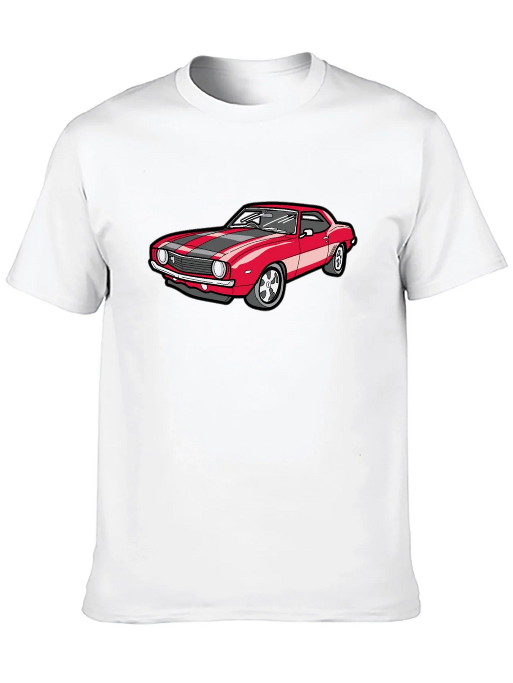 Classic Red Car Graphic T-Shirt product image 9
