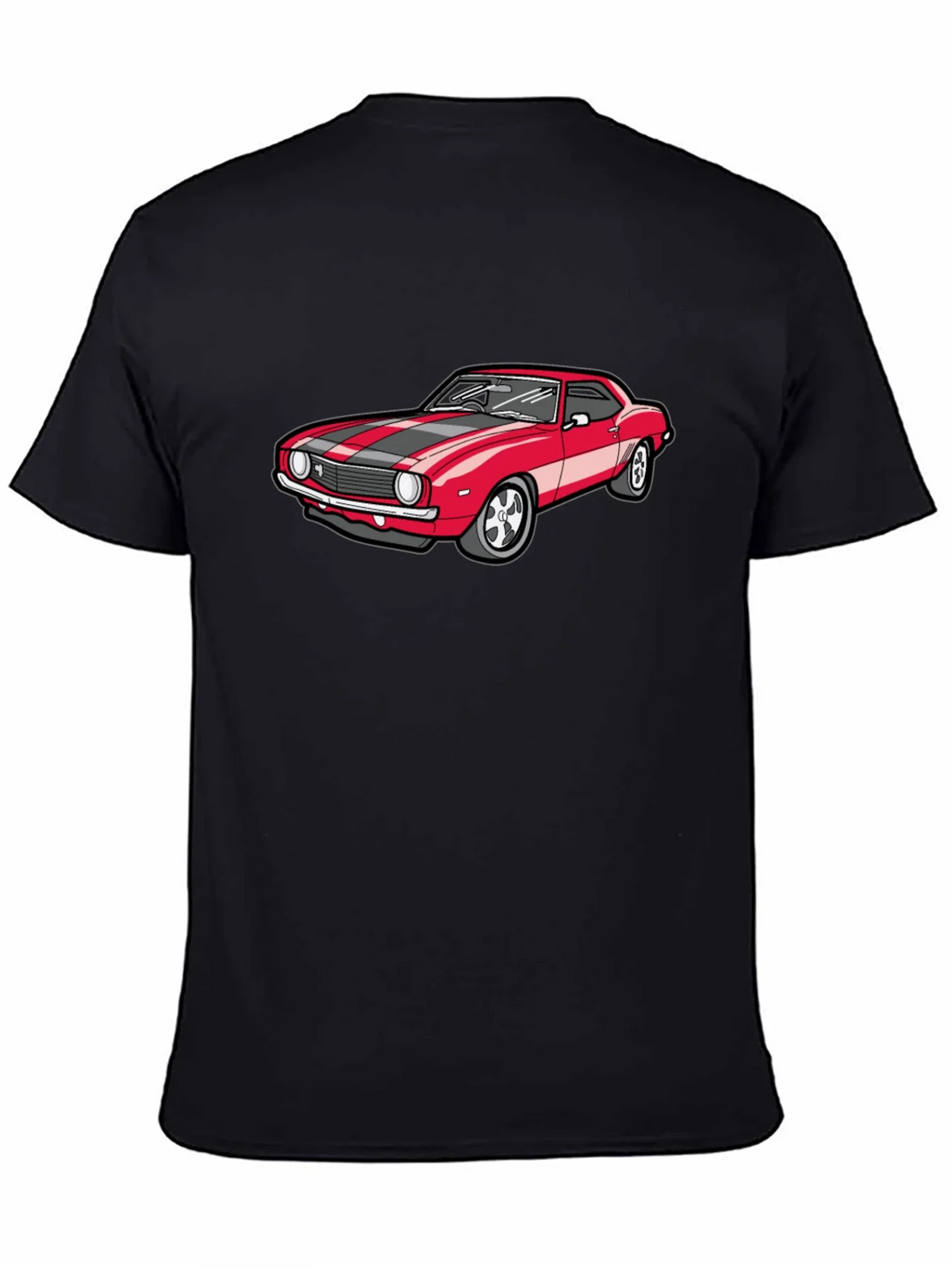 Classic Red Car Graphic T-Shirt product image 4
