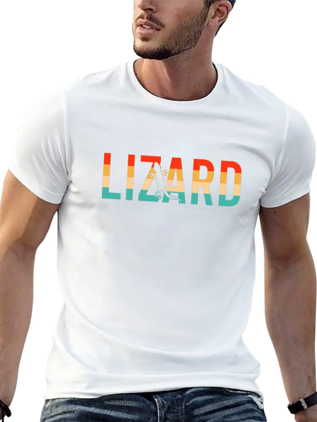 Retro Lizard Graphic Tee - Cool Casual Comfort product image 5