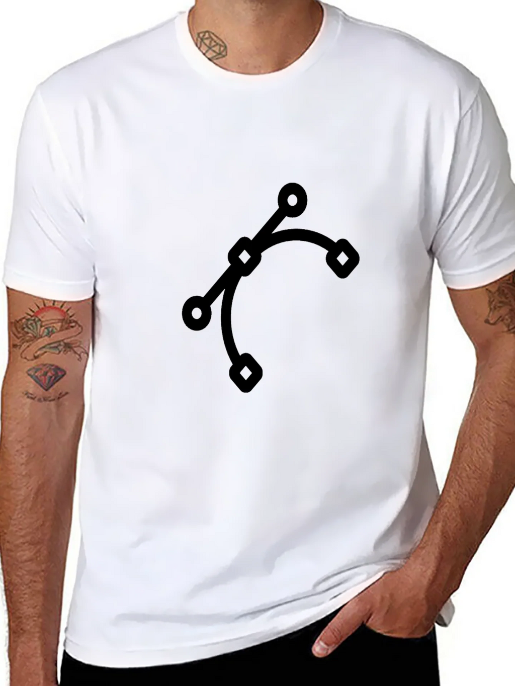 Graphic Design Tool Black Tee product image 7