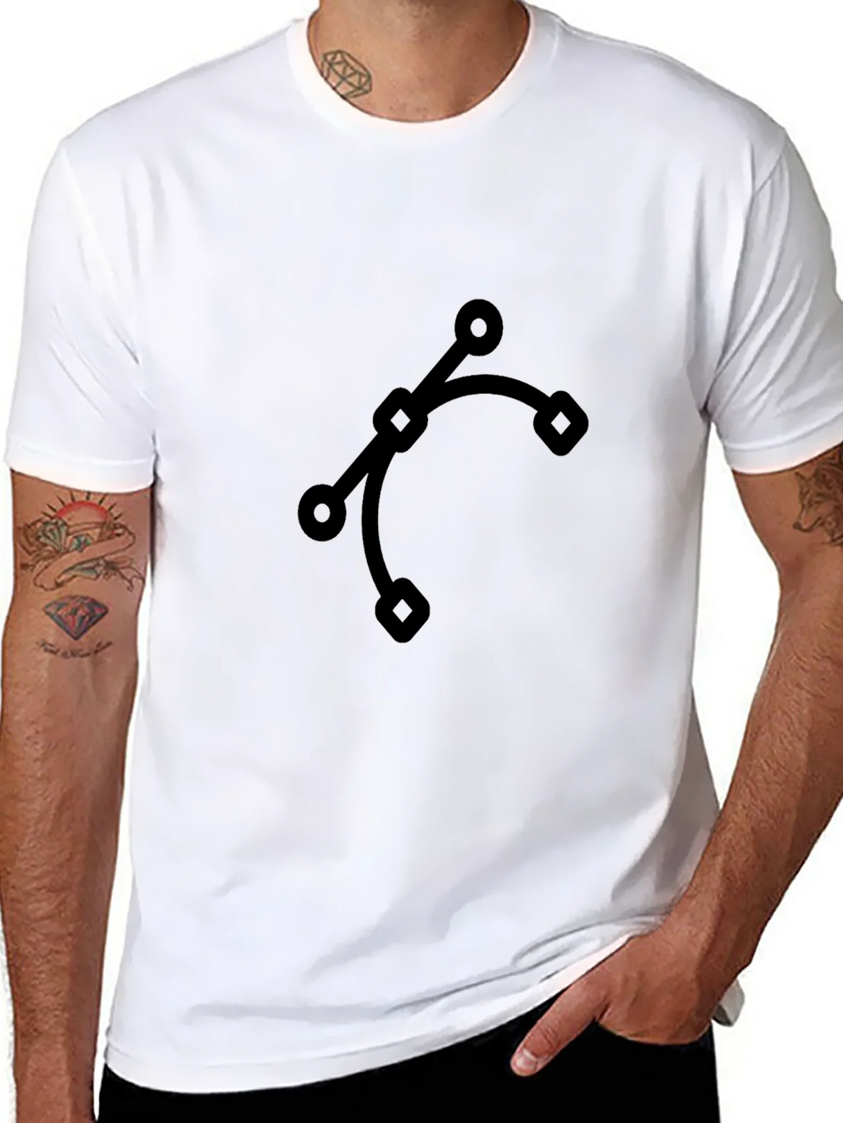 Graphic Design Tool Black Tee product image 7
