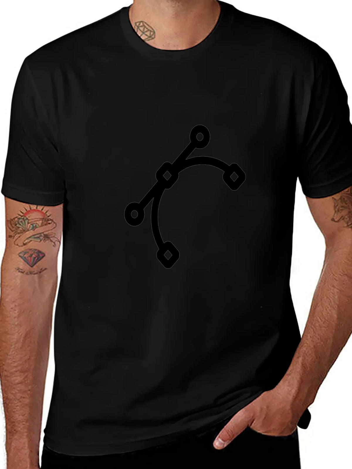 Graphic Design Tool Black Tee product image 1