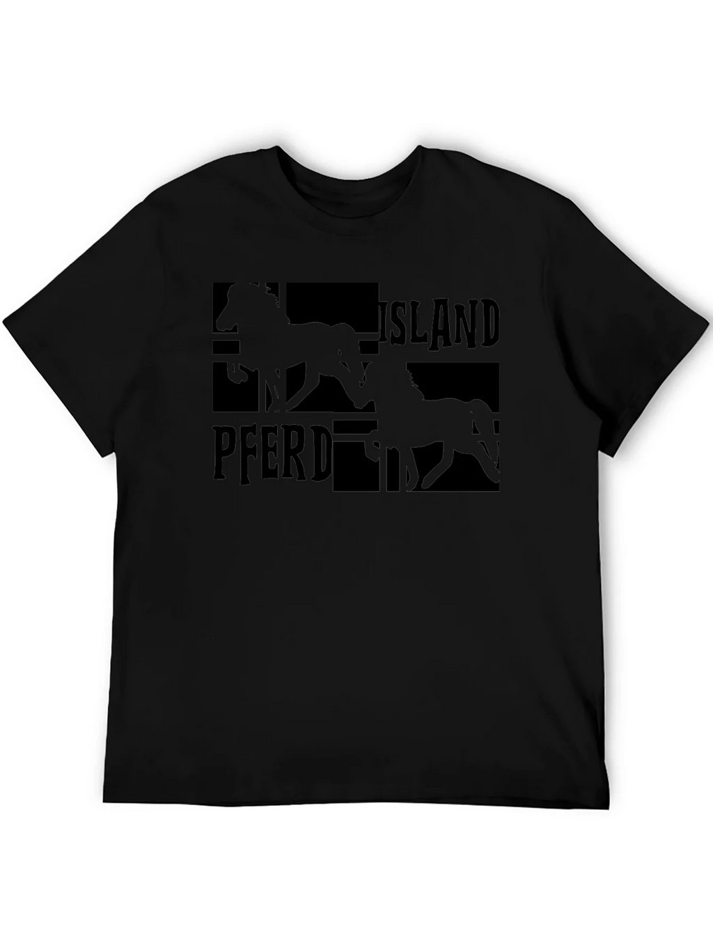 Island Pferd Black T-Shirt - Equestrian Style product image 5