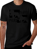 Island Pferd Black T-Shirt - Equestrian Style product image 1