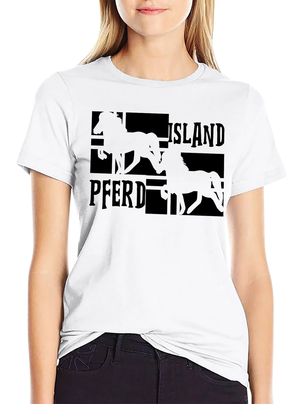 Island Pferd Black T-Shirt - Equestrian Style product image 8