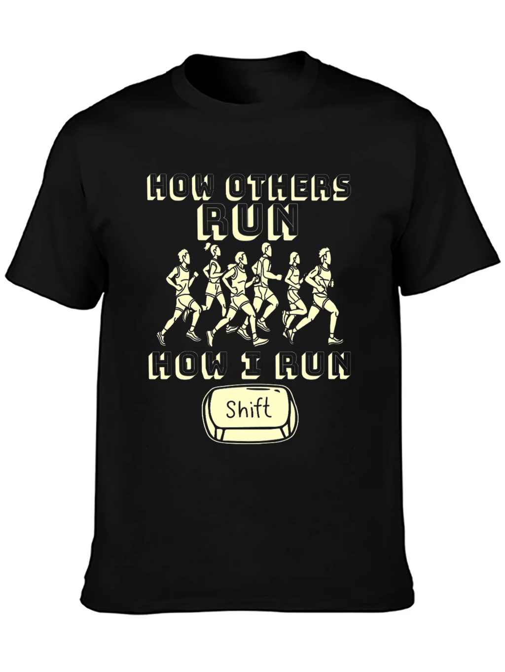 Funny Running Shirt - How I Run Shift product image 3