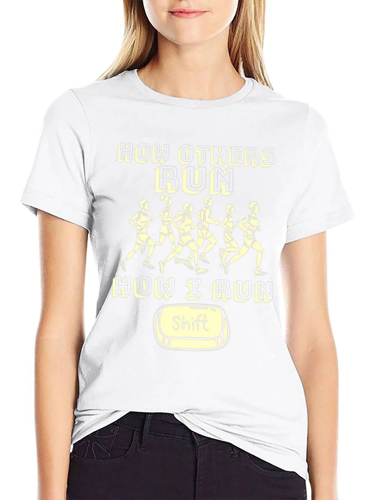 Funny Running Shirt - How I Run Shift product image 8