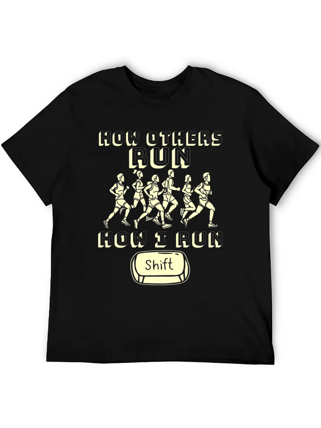 Funny Running Shirt - How I Run Shift product image 5