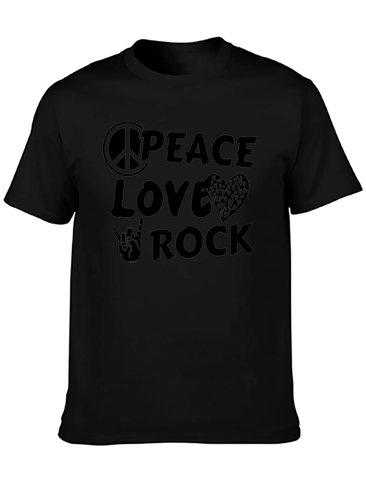 Peace Love Rock T-Shirt product image 3