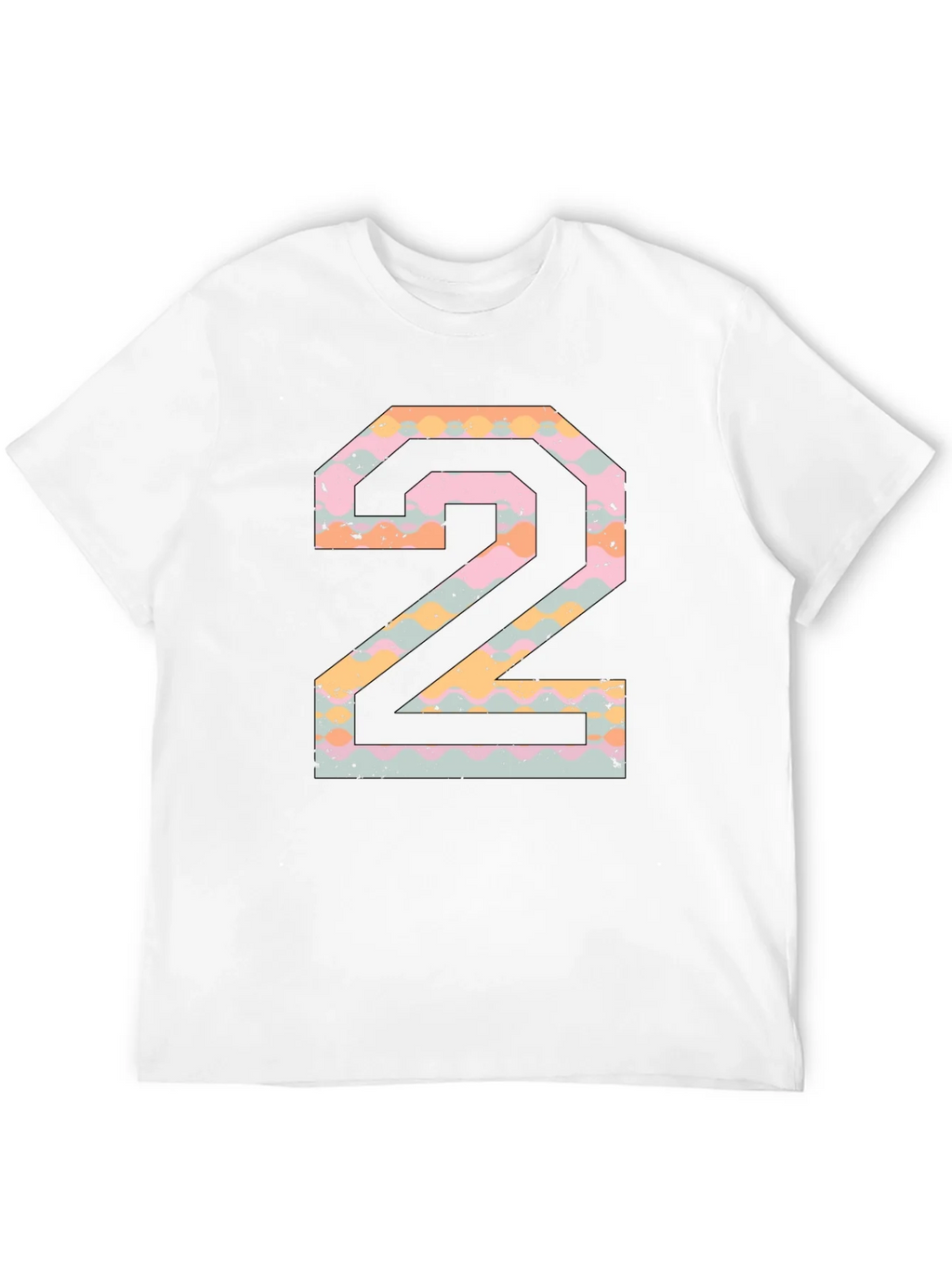 Number 2 Graphic Print Black T-Shirt product image 11
