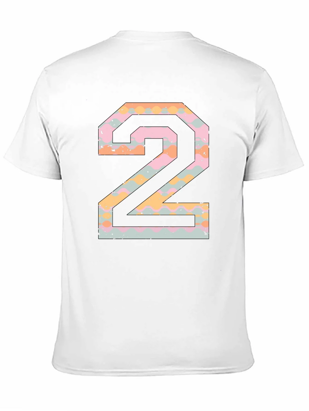 Number 2 Graphic Print Black T-Shirt product image 10