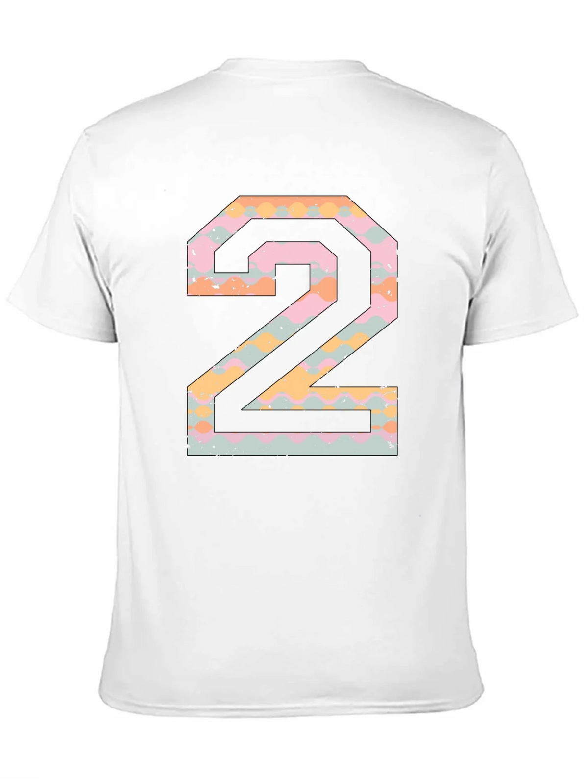 Number 2 Graphic Print Black T-Shirt product image 10
