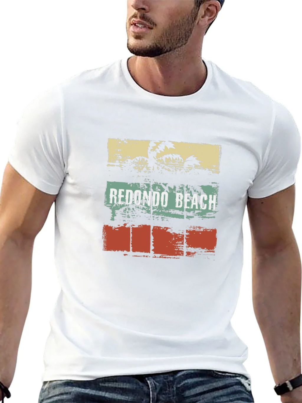 Redondo Beach Palm Tree Graphic T-Shirt product image 12
