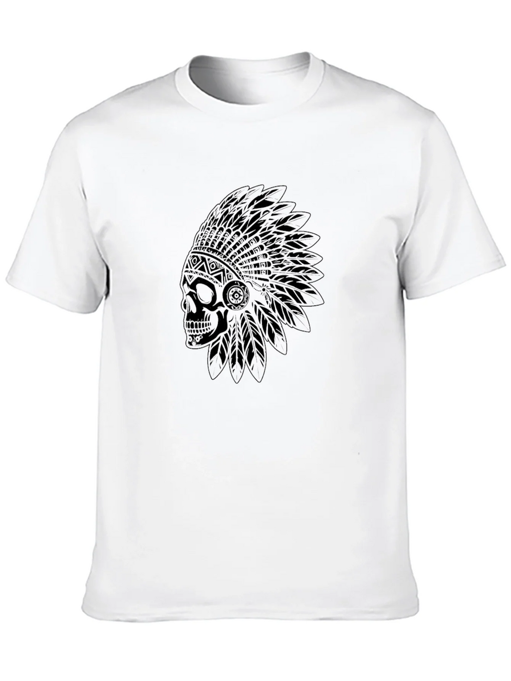 Skull Headdress Graphic Tee - Mens Black T-Shirt product image 8