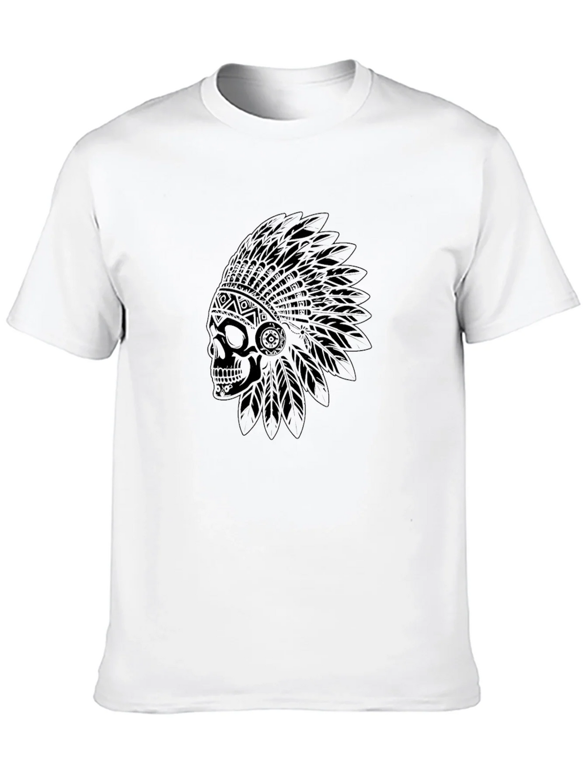 Skull Headdress Graphic Tee - Mens Black T-Shirt product image 8