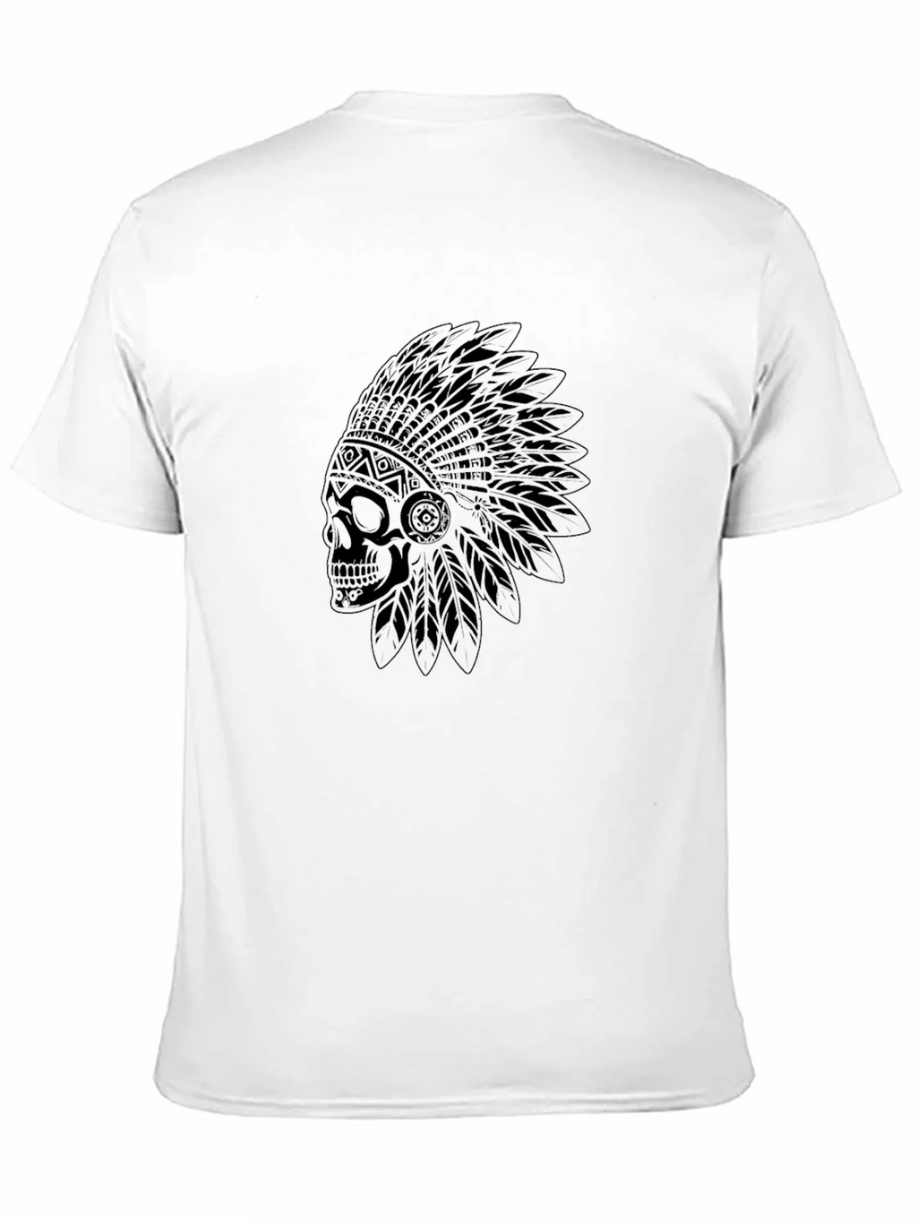 Skull Headdress Graphic Tee - Mens Black T-Shirt product image 9